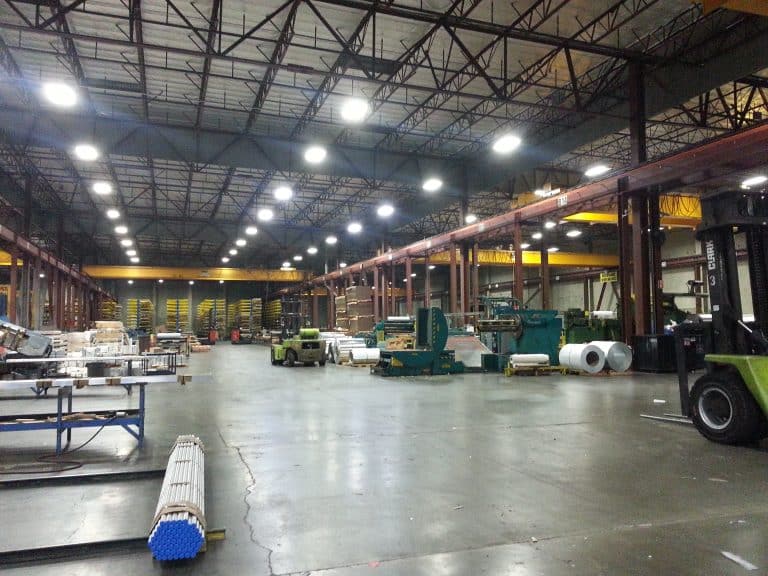reliance metal center led high bay application image
